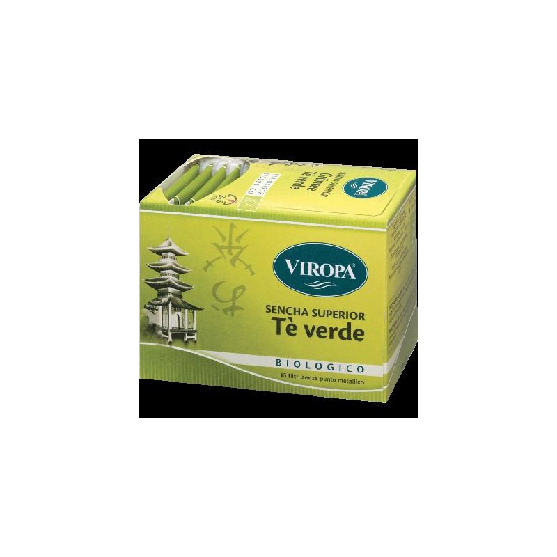 Viropa Bio Sencha Superior Green Tea - 15 Organic Filters