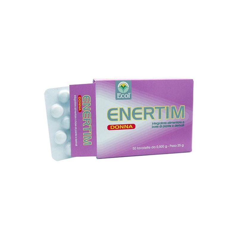 Ecol Enertim Tavolette Energetiche per Donna - Confezione da 50