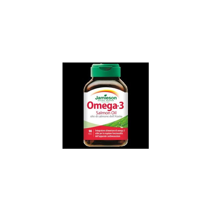 Jamieson Omega-3 Salmon Oil Supplement, 90 Capsule