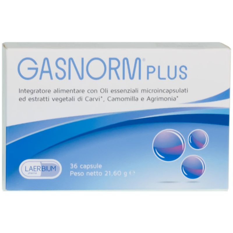 Gasnorm Plus - Integratore Digestivo - 36 Capsule