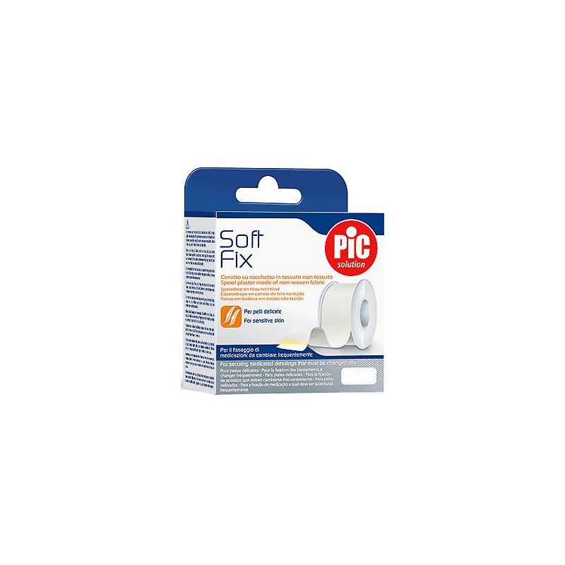 Pic Soft Fix Cerotto Rocchetto TNT 1,25 cm x 5 m