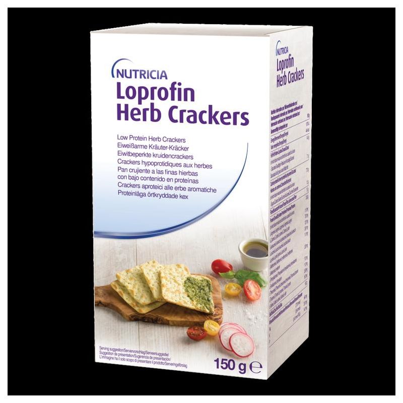 Loprofin Crackers con Erbe Aromatiche, 150g