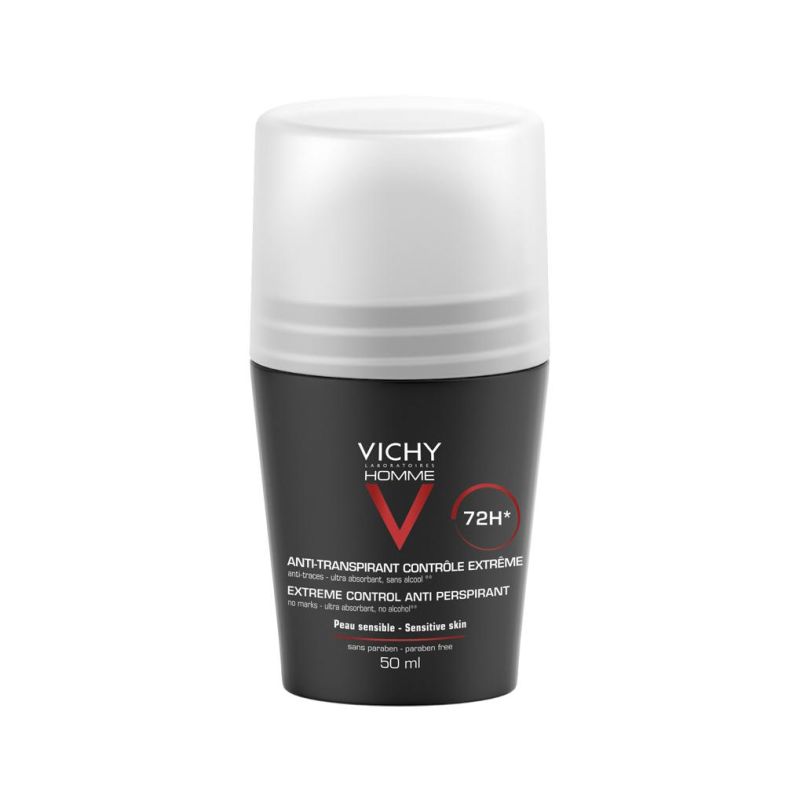 Vichy Homme Deodorante Antitraspirante Roll-On 50ml
