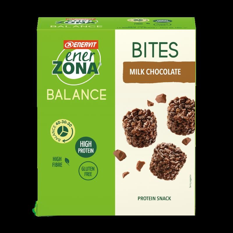 Enerzona MiniPack di Bites al Cioccolato al Latte - 5 Pacchetti da 24g