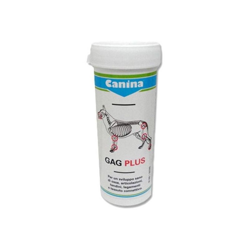 Canina Gag Plus - Integratore per Cani, 120 Tavolette da 200g