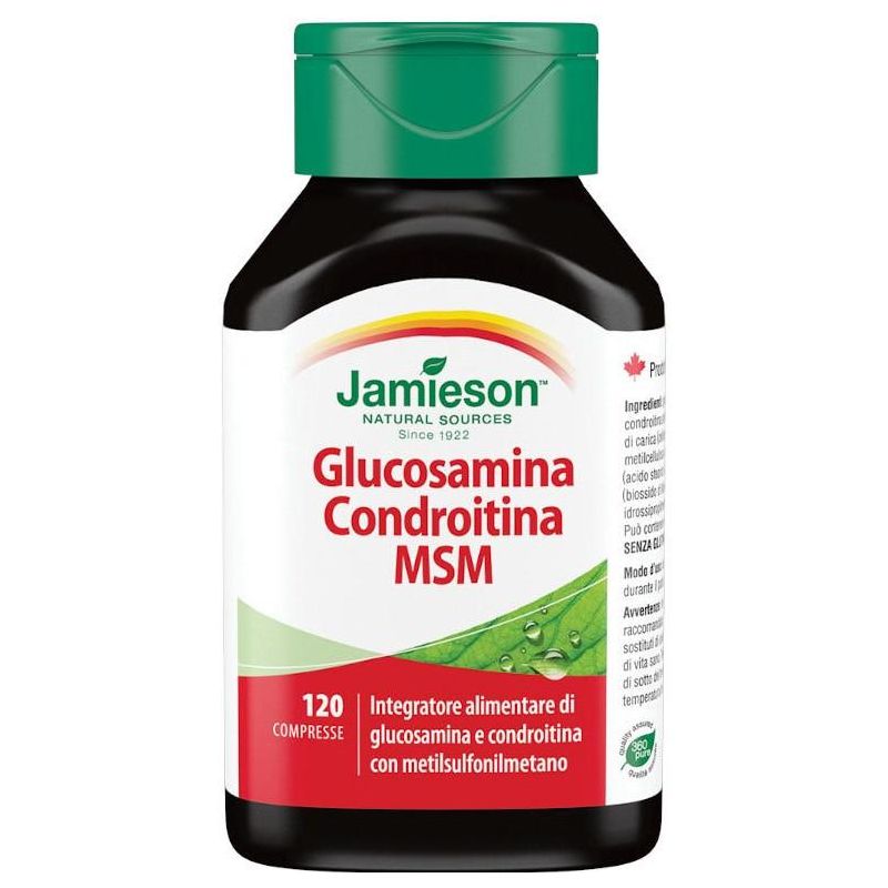 Jamieson - Glucosamina, Condroitina e MSM - 120 Compresse
