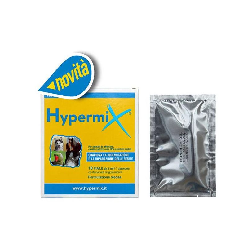 Hypermix Olio Veterinario - Paccchetto di 10 Monodosi da 5ml