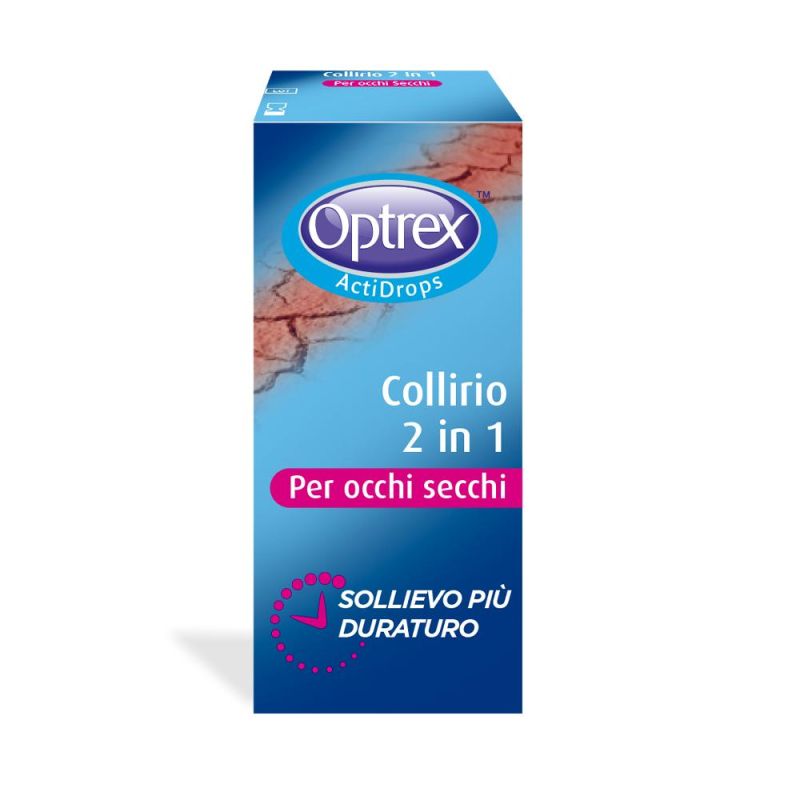 Optrex ActiDrops 2-in-1 Collirio per Occhi Secchi - 10ml