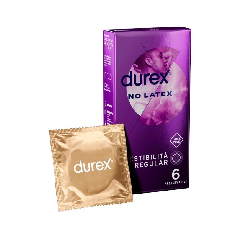 Durex Profilattici Senza Lattice - Confezione da 6 Pezzi