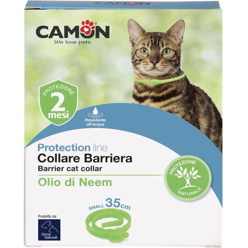 Camon Collare Antiparassitario con Olio di Neem per Gatti