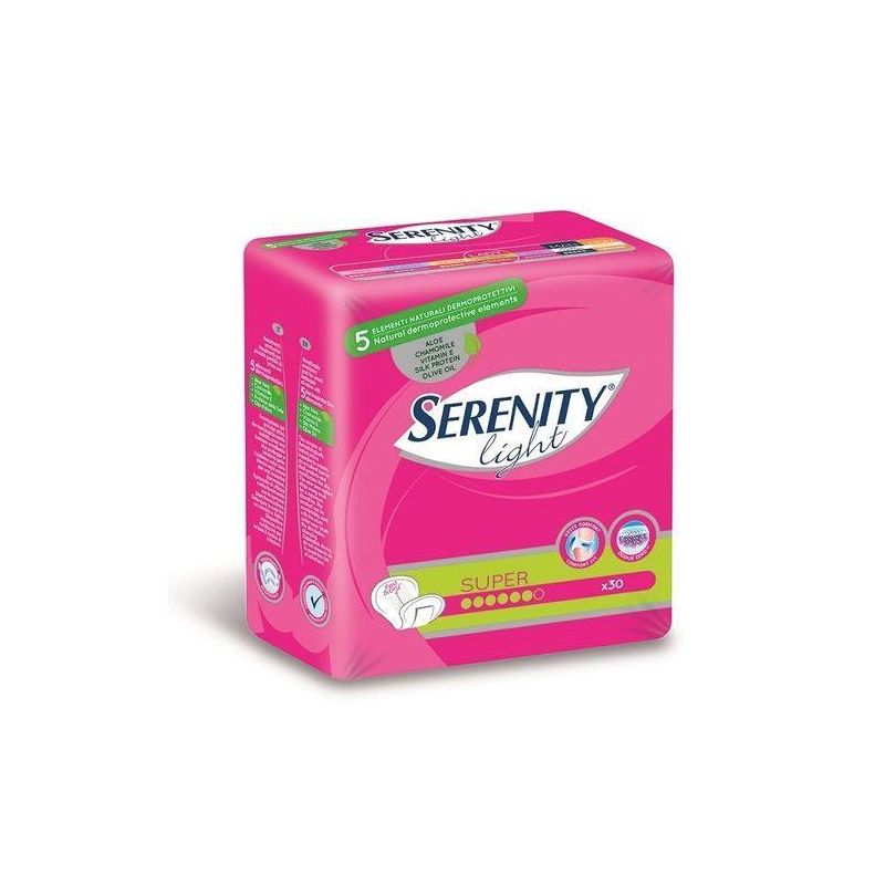 Pannolini per Incontinenza Serenity Light Lady Super - Pacco da 30 Pezzi