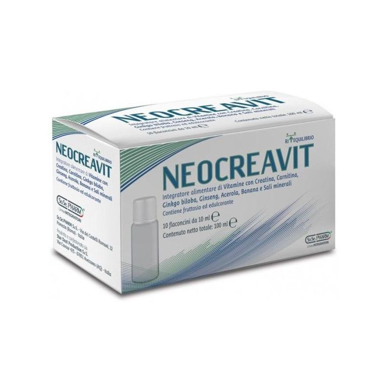 Neocreavit - 10 Monodose di Flaconcini per Nutrimento Cellulare