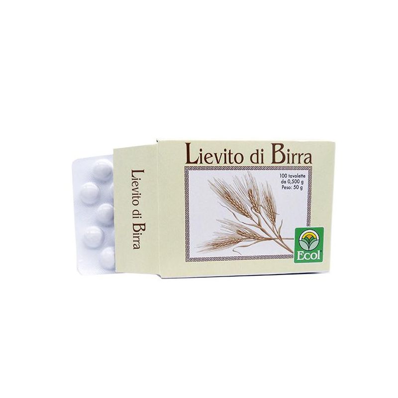 Ecol Lievito di Birra Naturale - Confezione da 100 Tavolette