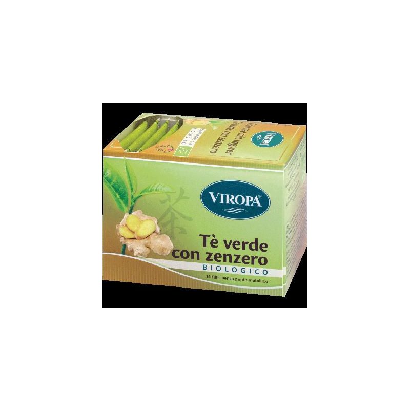 Viropa Bio Tè Verde con Zenzero - 15 Filtri