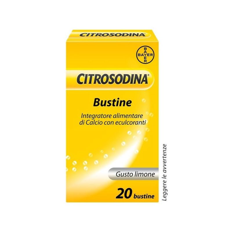 Citrosodina Effervescente con Calcio al Limone - 20 Bustine