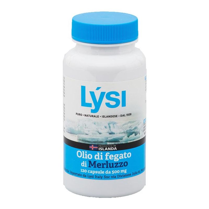 Lysi Olio di Fegato di Merluzzo - 120 Capsule Nutrienti