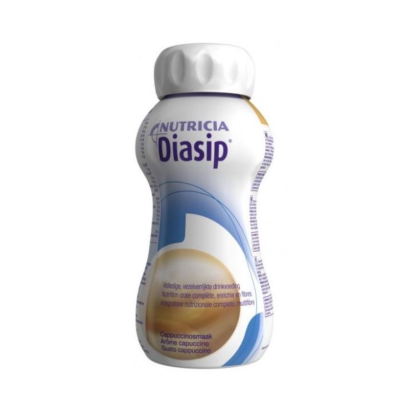 Nutricia Diasip Cappuccino Nutritional Drink - Pack da 4 (200ml)