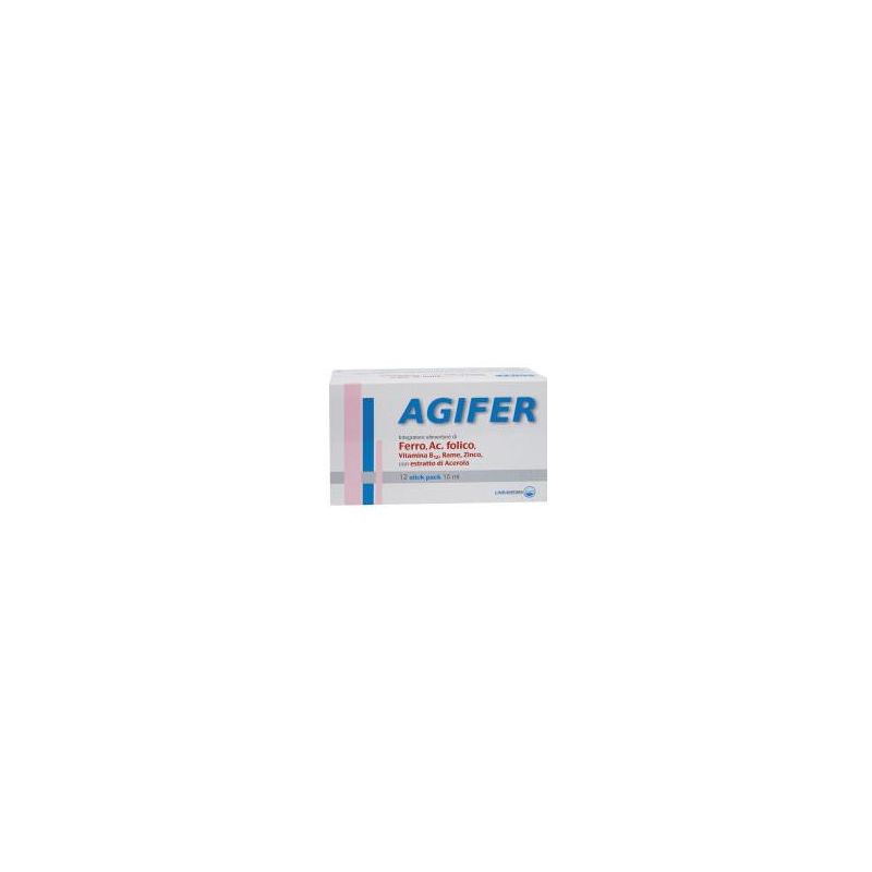 Agifer 12 stick da 15ml - Integratore Alimentare