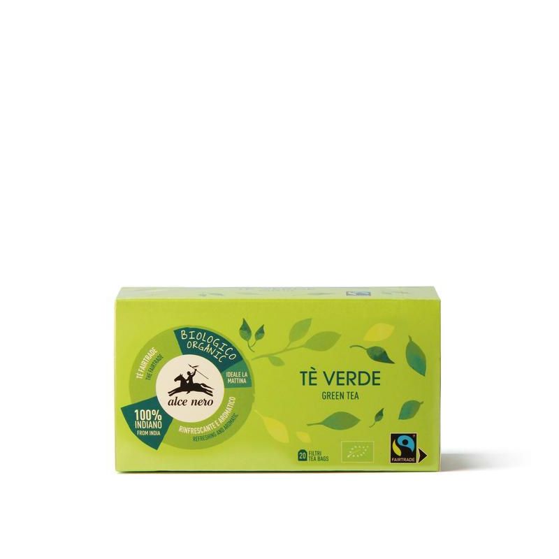 Tè Verde Biologico Alce Nero - Pacco da 20 Filtri