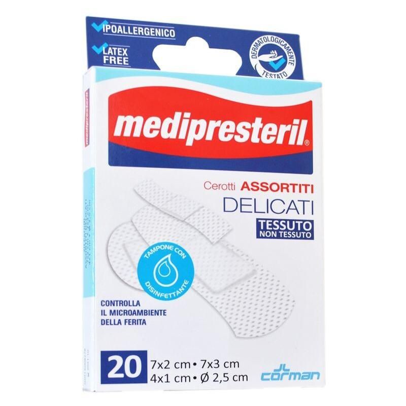 MediPresteril Cerotti Delicati Assortiti - Set di 20 Pezzi