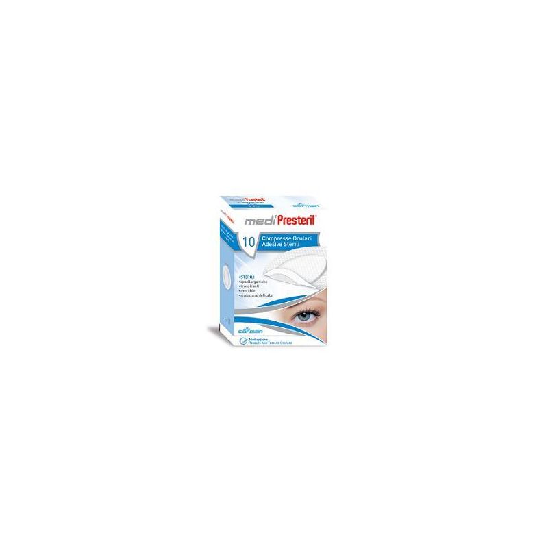 Medipresteril Adhesive Eye Dressing, Pack of 10