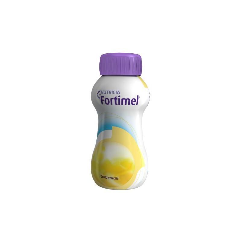Fortimel Vaniglia - Supplemento Nutrizionale in Bottiglia, Pack di 4 x 200ml