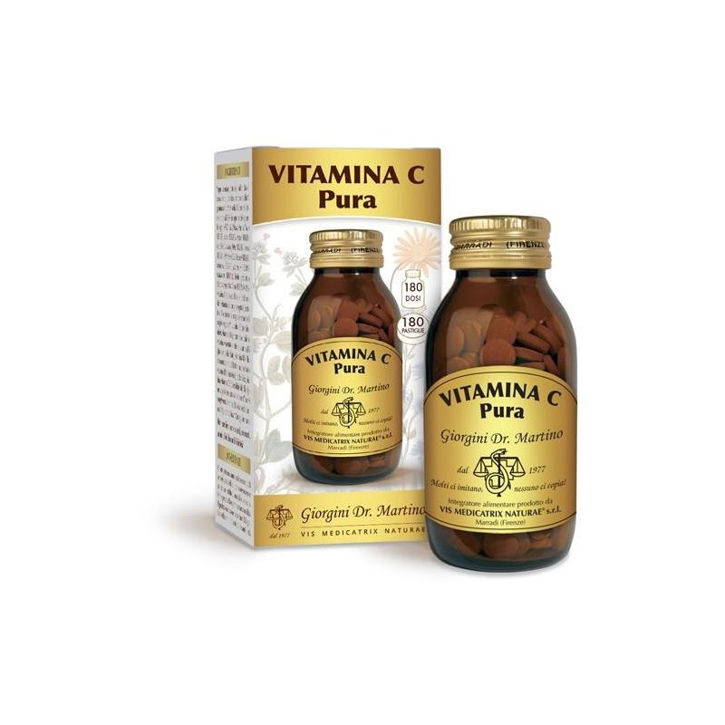 Dr Giorgini Integratore di Vitamina C Pura - 180 Compresse