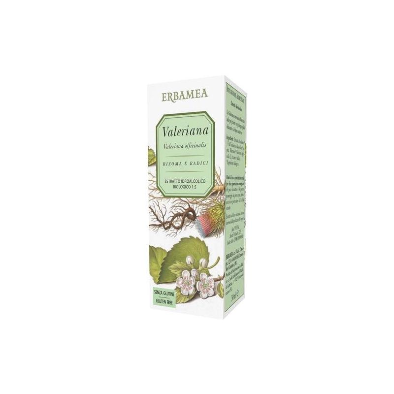 Erbamea Valeriana Estratto Liquido Naturale, 50ml