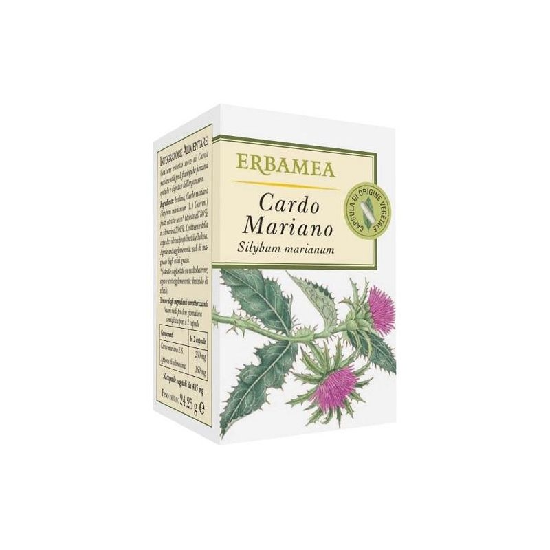 Erbamea Cardo Mariano - Supplemento Naturale di 50 Opercoli