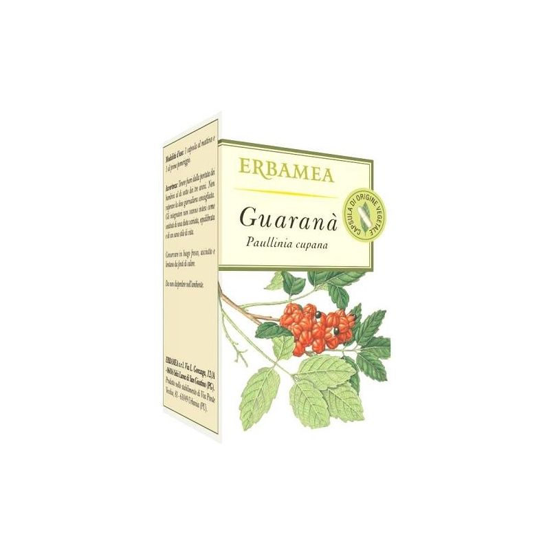 Erbamea Guarana Energizzante Naturale - 50 Capsule