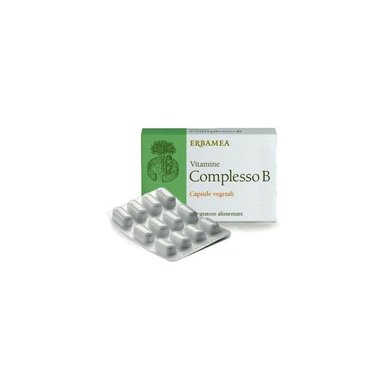 Erbamea Complesso di Vitamine B - 24 Capsule Vegetali