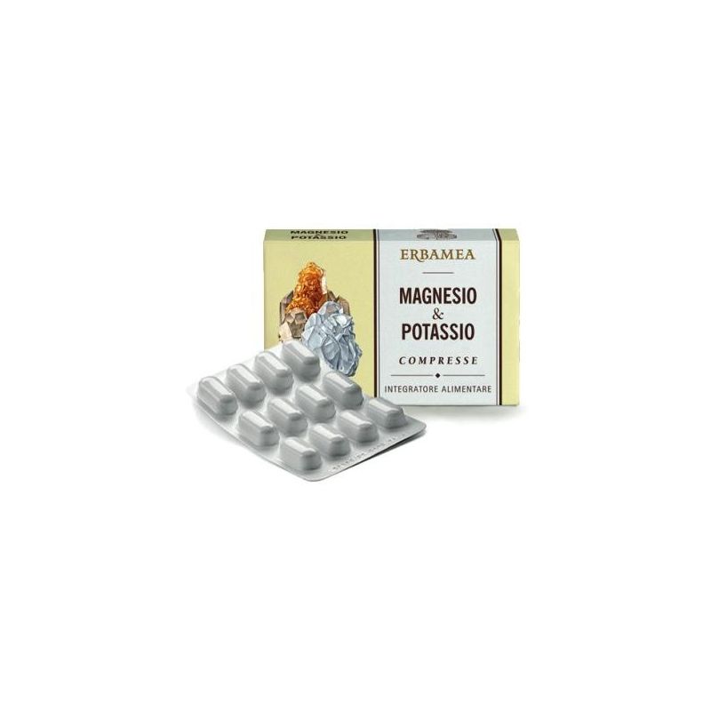 Magnesio e Potassio Erbamea - Pacco da 24 Compresse
