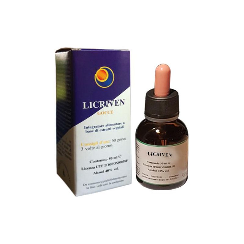 Licriven Gocce per Salute e Benessere - Flacone da 50ml