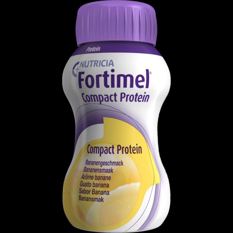 Fortimel Compact Protein Shake al Banana 4-Pack da 125ml