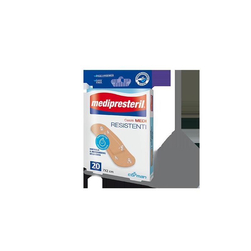 Medipresteril Cerotti Resistenti, 20 Pezzi, 7x2cm