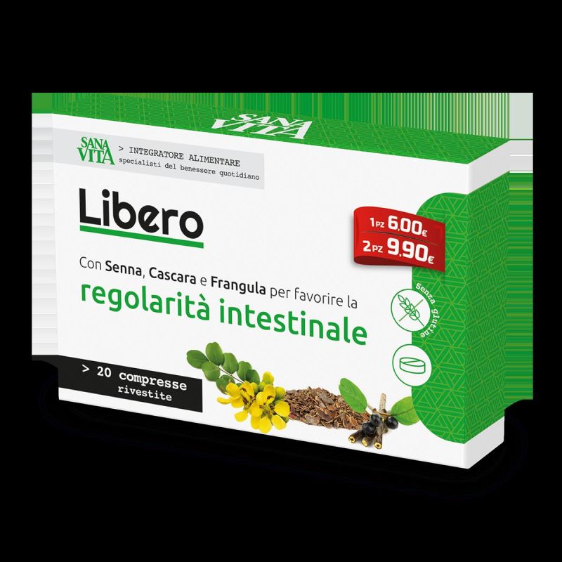 Sanavita Libero - Integratore Alimentare, 20 Compresse