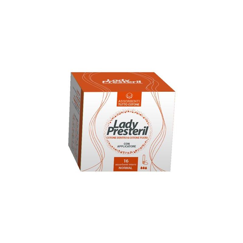 Presteril Assorbenti Interni Normali per Donne - Confezione da 16
