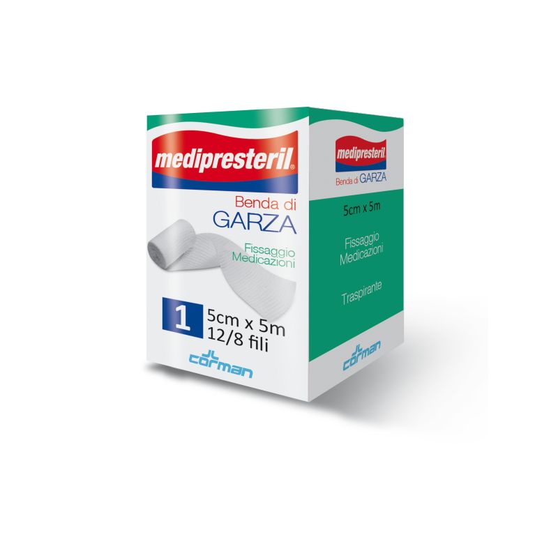 Benda Sterilizzata MediPresteril 5x500 cm, Taglia 12/8