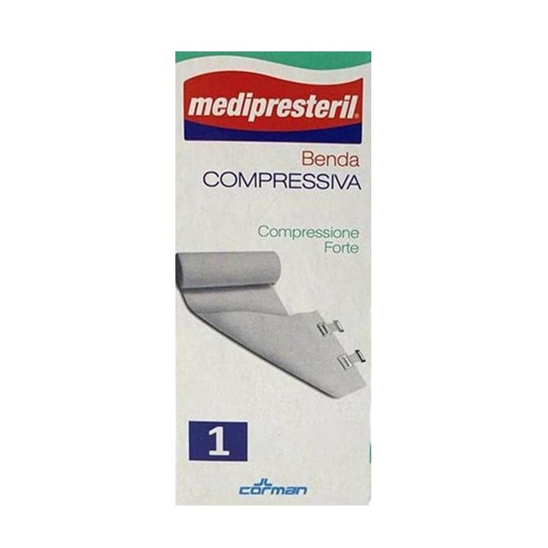 Medipresteril Benda di Compressione Forte - Misure 4,5x10cm