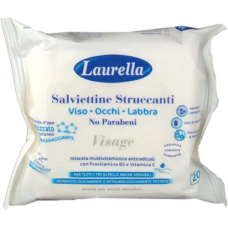 Laurella Visage - Salviettine Struccanti - 20 Pezzi