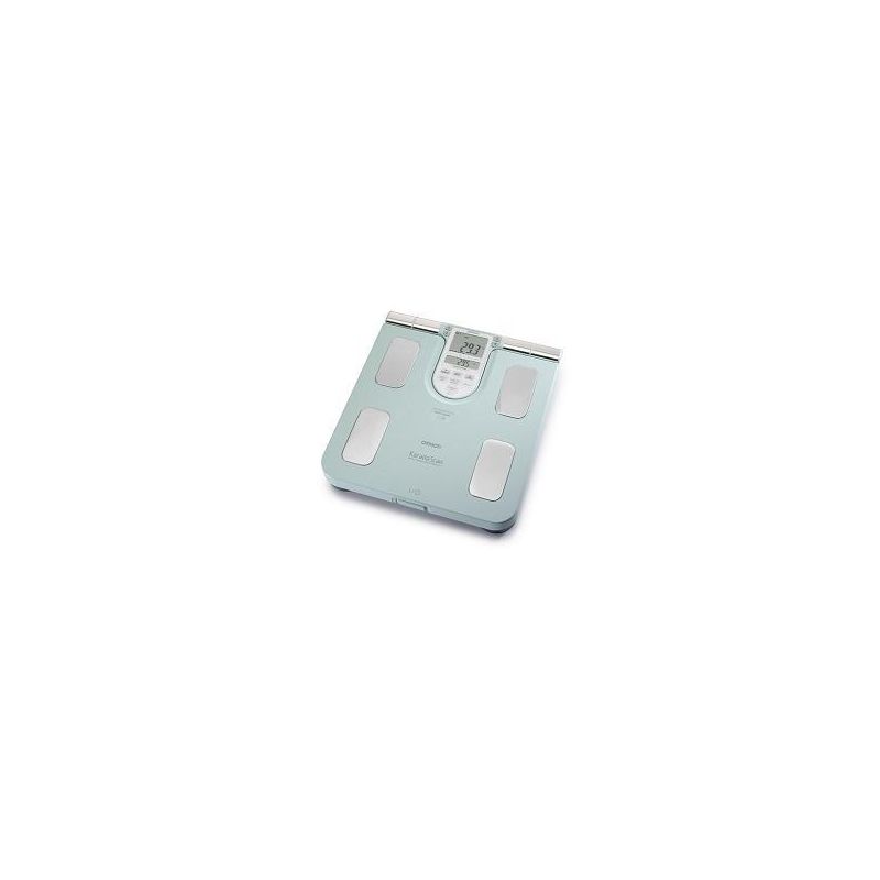 Bilancia Pesapersone Omron BF511 con Monitor di Composizione Corporea - Turchese