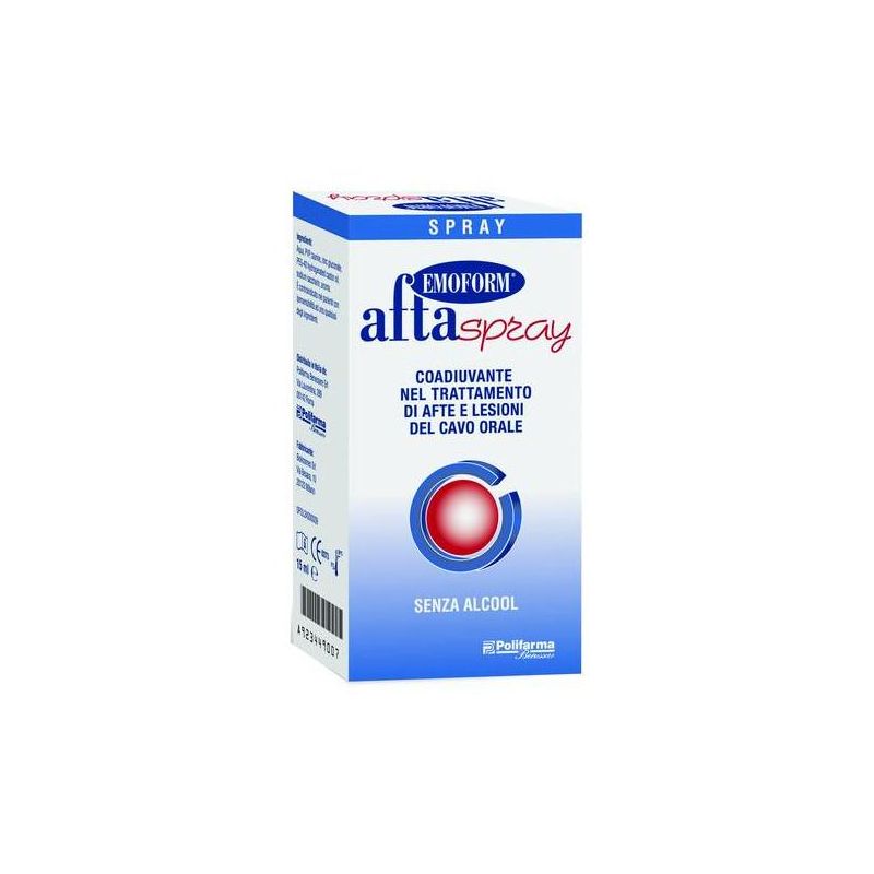 Emoform Aftaspray 15ml per Ustioni e Ferite Orali