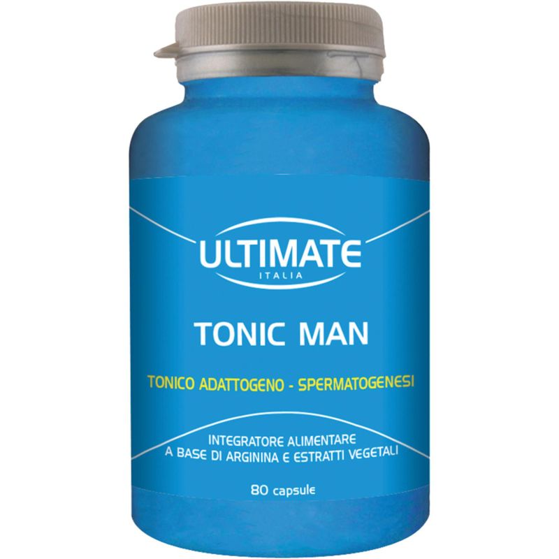 Ultimate Tonic Man - Barattolo da 67g con 80 Capsule Energizzanti