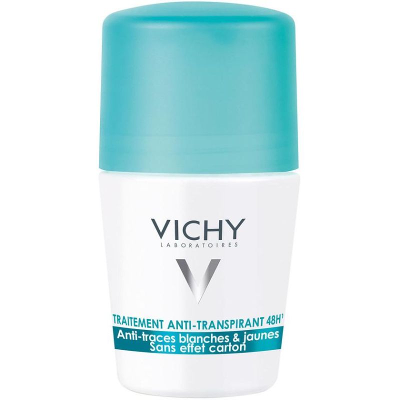 Vichy Antitraspirante Roll-on 50 ml - Deodorante Anti-Traccia