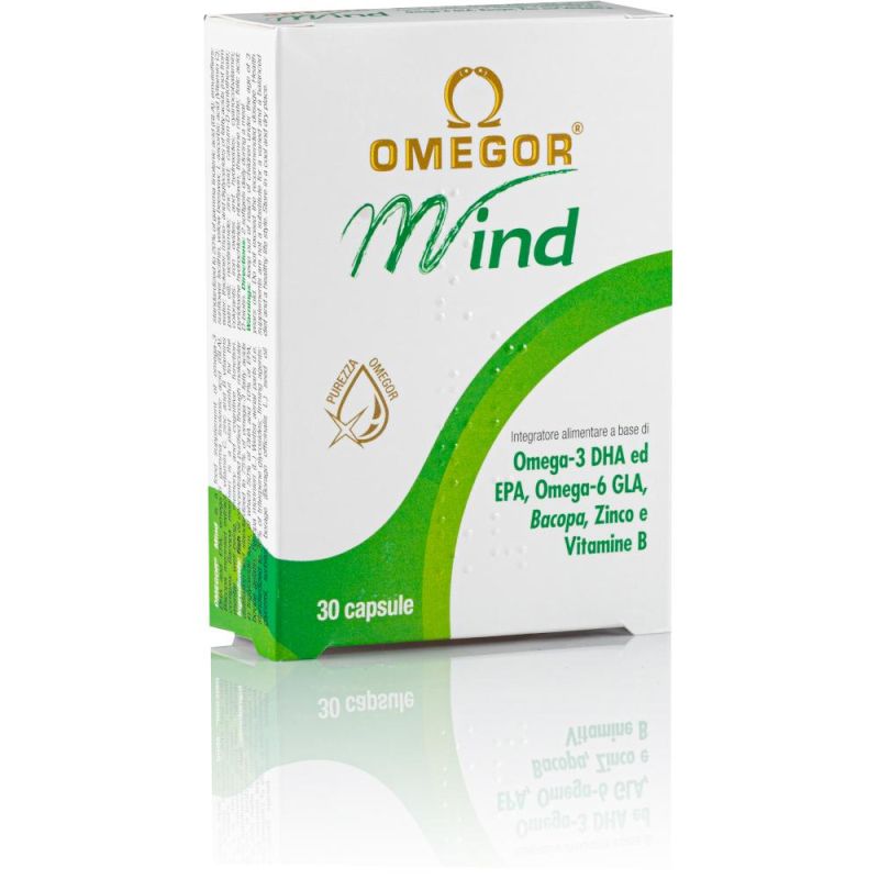 Omegor Mind - 30 Capsule Morbide per il Supporto Cognitivo