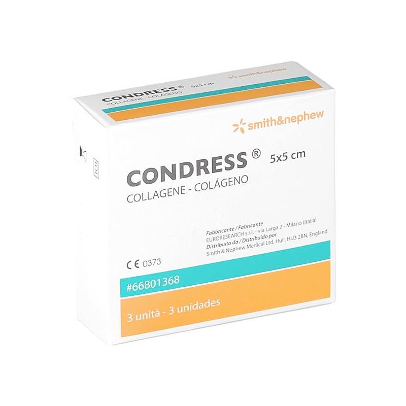 Condress Collagene Equino 5x5 - Set di Patches Rigeneranti e Rinfrescanti