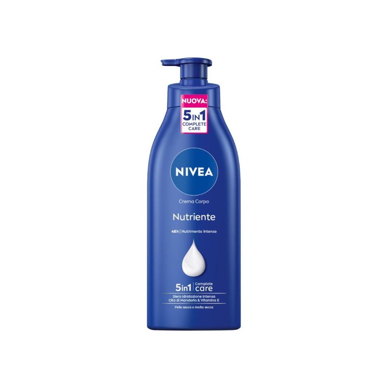 Nivea Body Crema Nutriente 500ml per Pelle Secca
