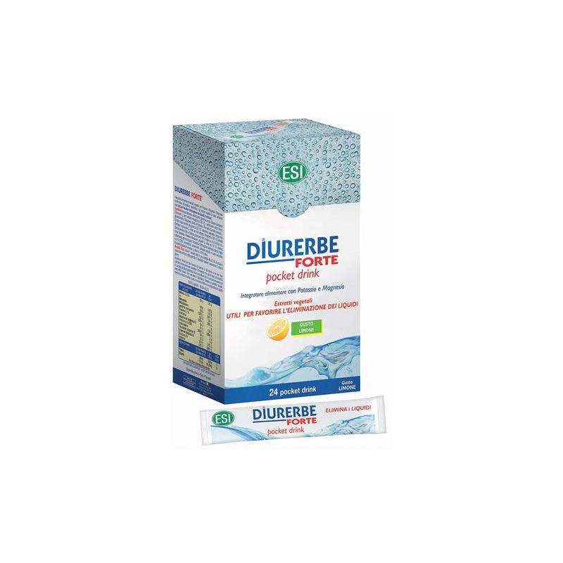 Diurerbe Forte Pocket Drink al Limone - 24 Flaconcini da 20ml