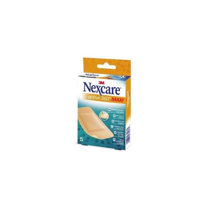 Nexcare Active Cerotto Adesivo a 360 Gradi - Pacco da 5 Pezzi