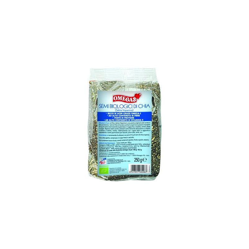 Omega 3 Semi di Chia Bio 250g - La Finestra Sul Cielo